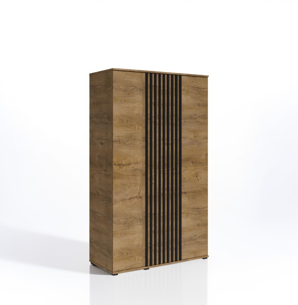 Szafa Otwierana Trzydrzwiowa z Lamelami 120cm x 200cm