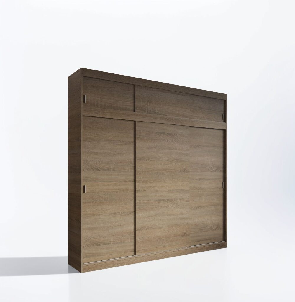 Szafa Przesuwna bez lustra, z Nadstawką 210-250cm L0