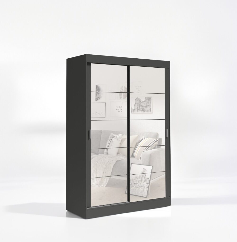 Szafa Przesuwna z Lustrem 80-200cm L10