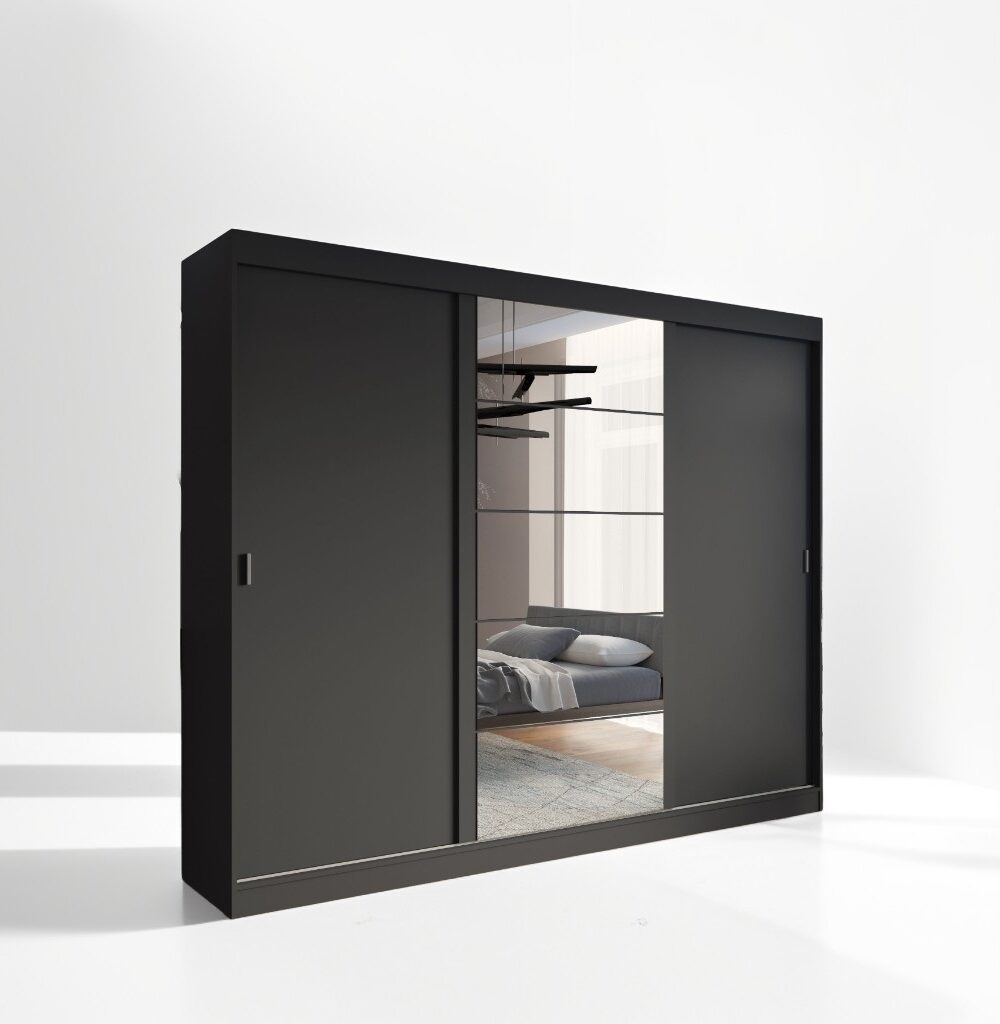 Szafa Przesuwna z Lustrem 210-250cm L5