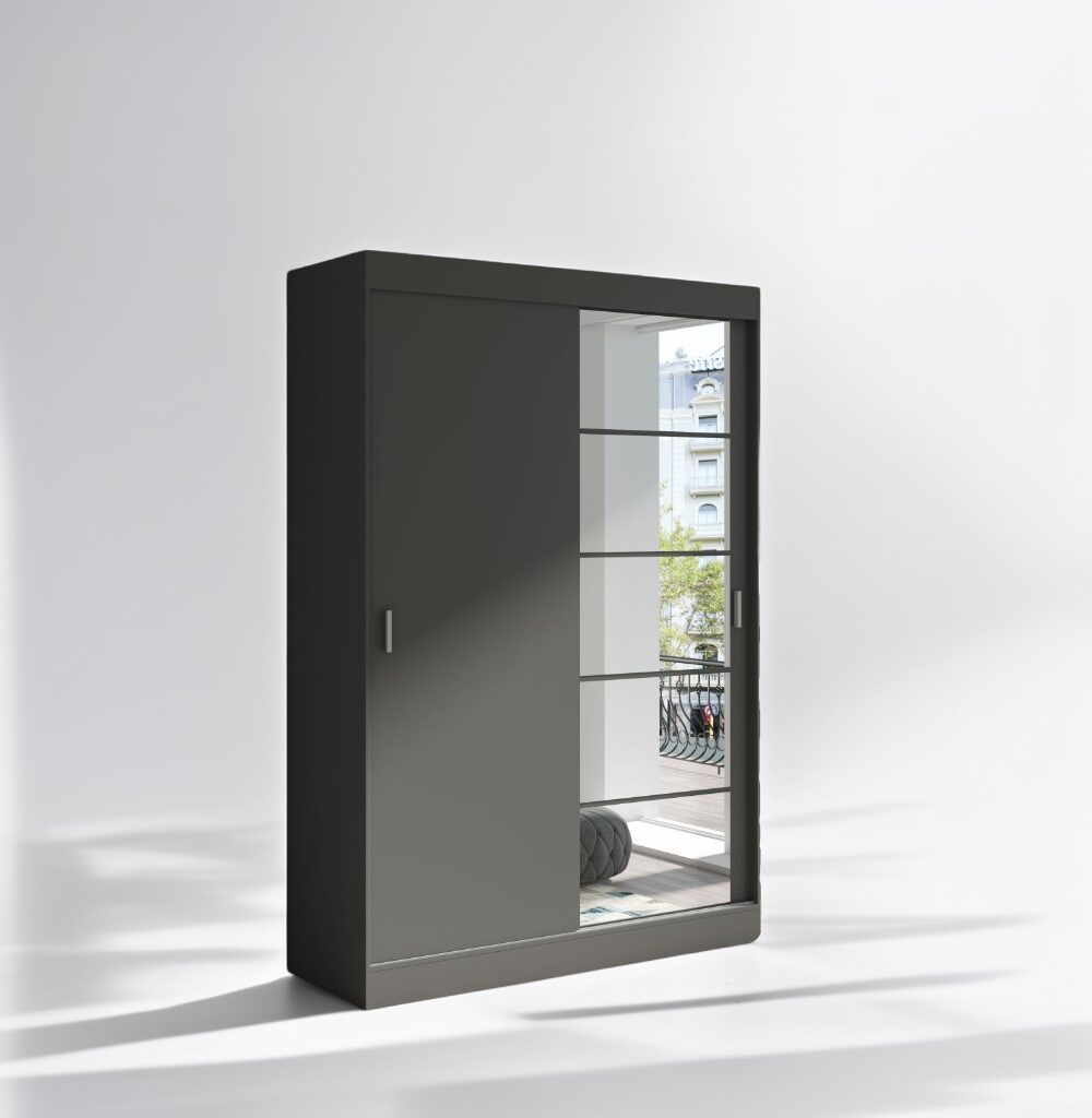 Szafa Przesuwna z Lustrem 80-200cm L5