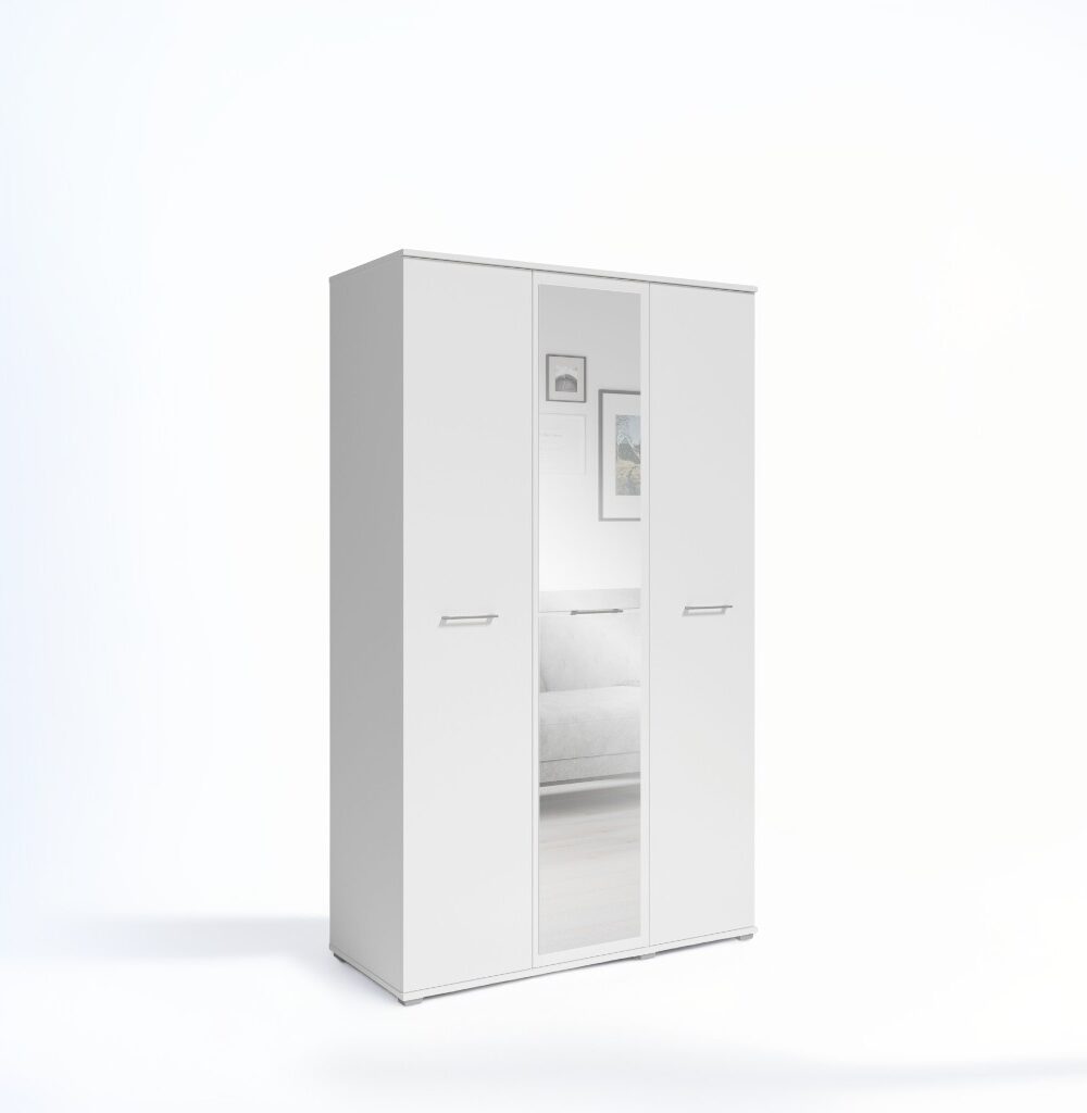 Szafa Otwierana Trzydrzwiowa z Lustrem 120cm x 200cm