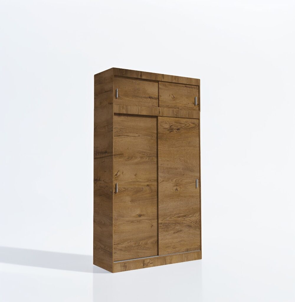 Szafa Przesuwna Bez Lustra z Nadstawką 80-200cm L0