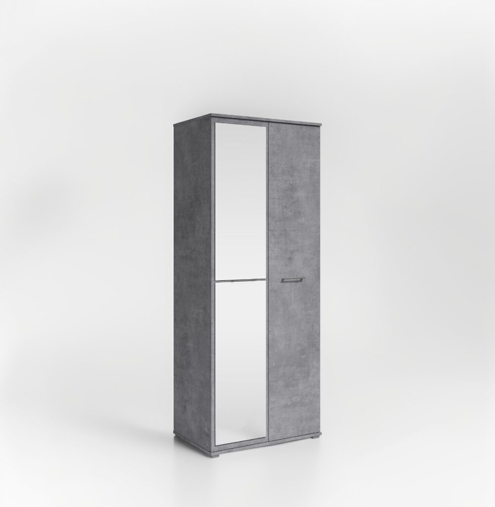 Szafa Otwierana Dwudrzwiowa z Lustrem 80cm x 200cm