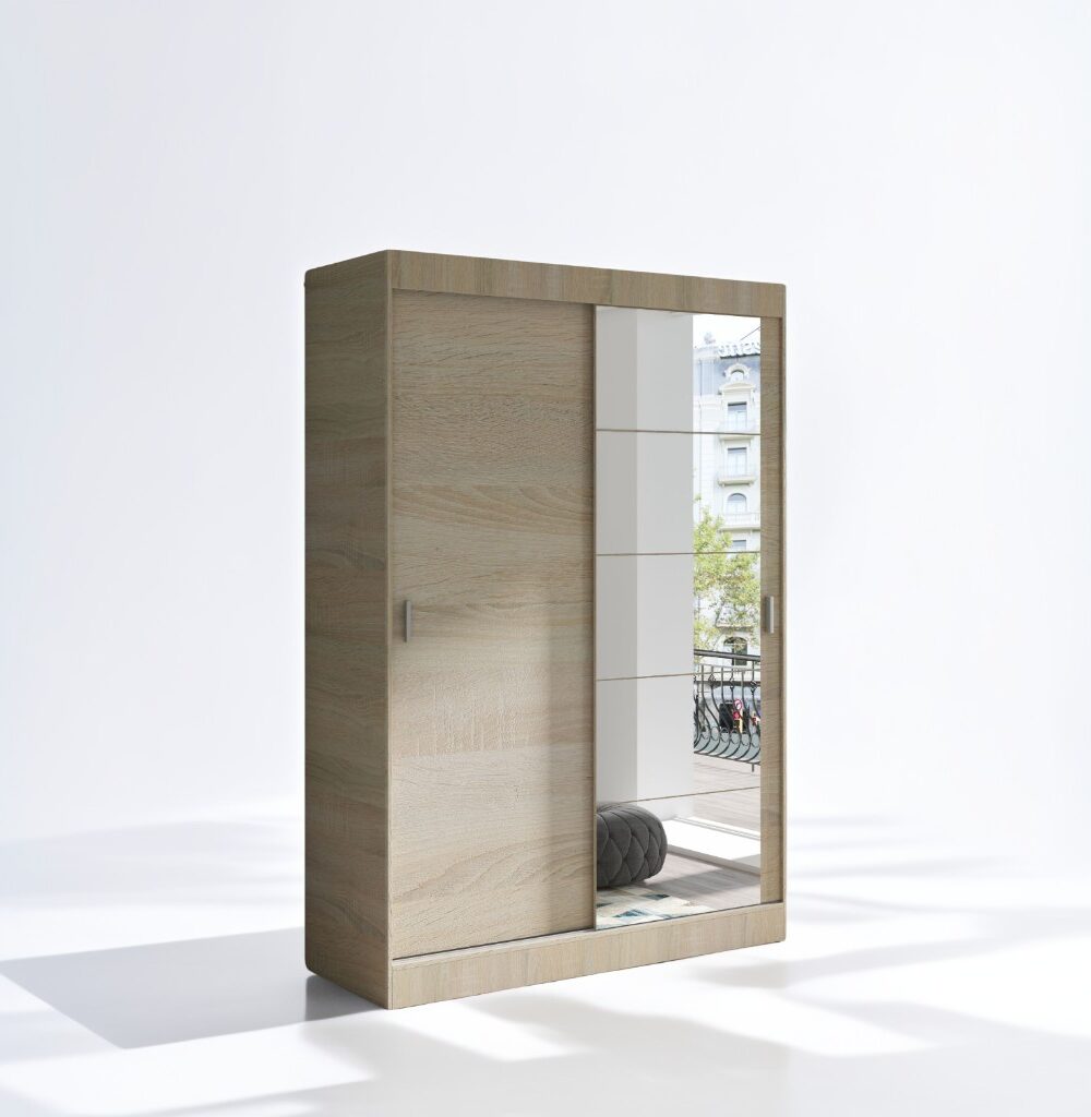 Szafa Przesuwna z Lustrem 80-200cm L5