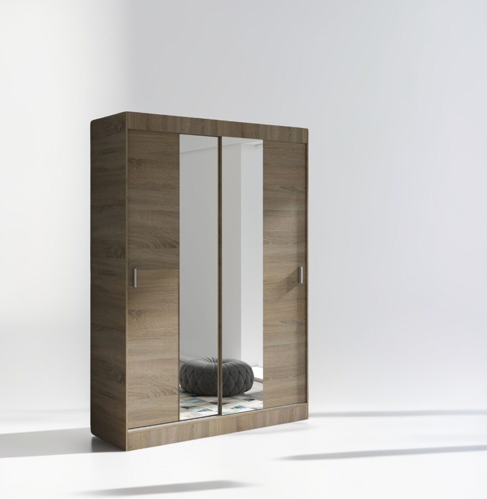 Szafa Przesuwna z Lustrem 80-200cm L2