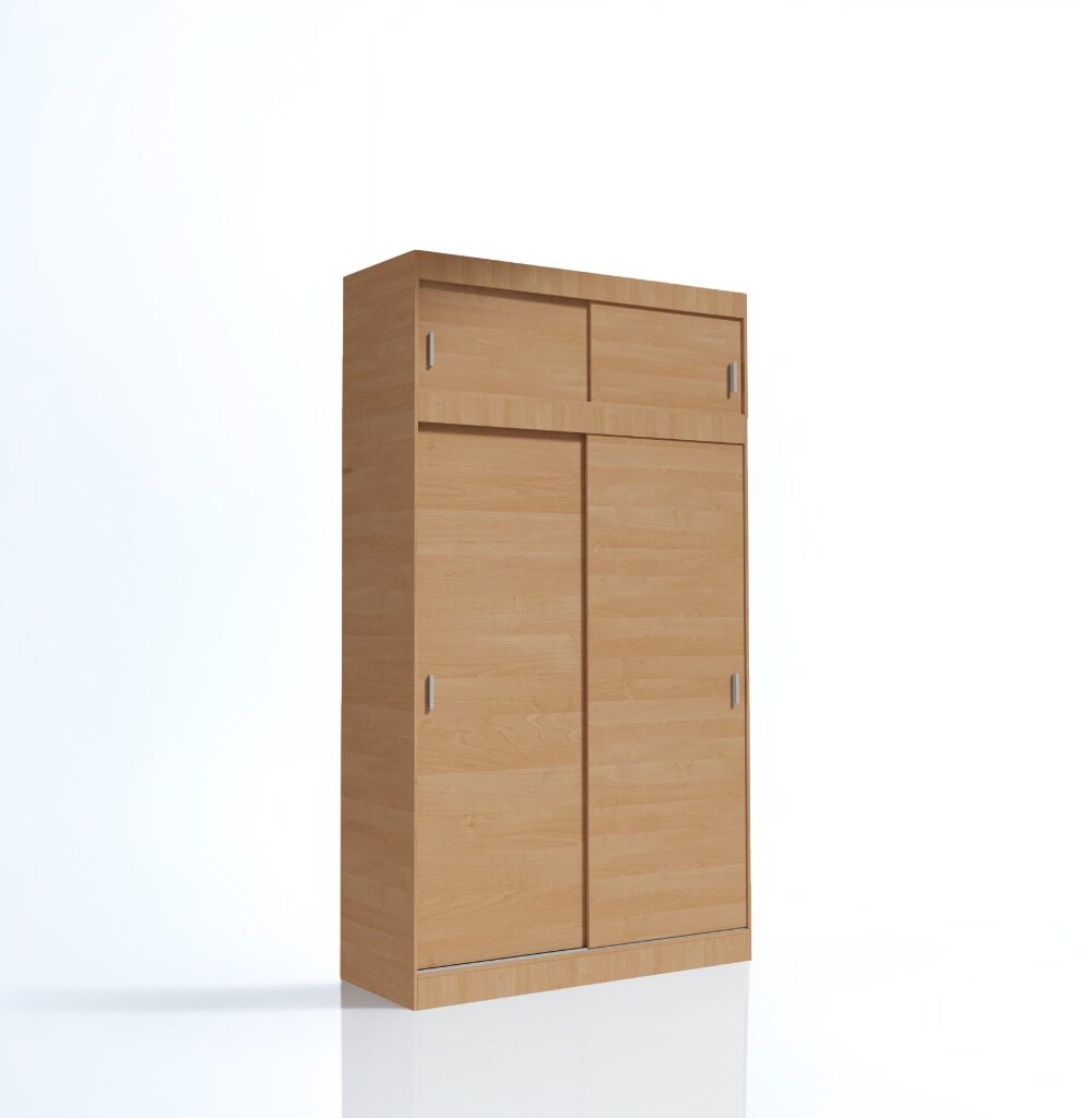 Szafa Przesuwna Bez Lustra z Nadstawką 80-200cm L0